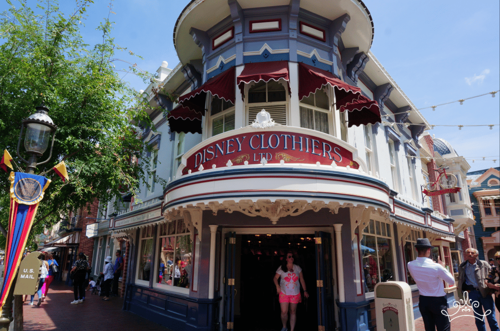 Disney Clothiers Ltd. on Disneyland's Main Street USA