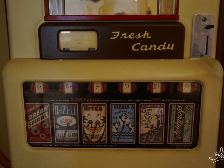 Old Fashioned Candy Vending Machine