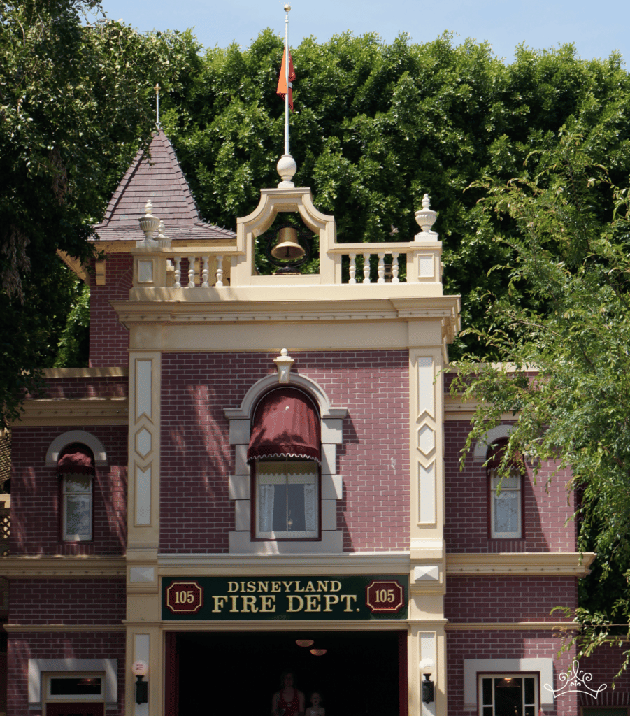 Behind the Building: Main Street Firehouse - Duchess of Disneyland