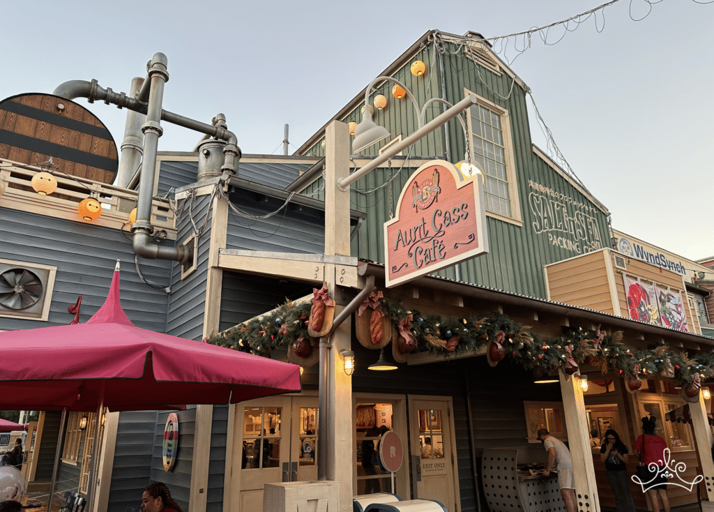Aunt Cass Cafe in California Adventure's San Fransokyo Square